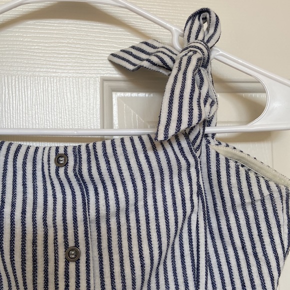 EN CREME stripe dress size large - Picture 5 of 8